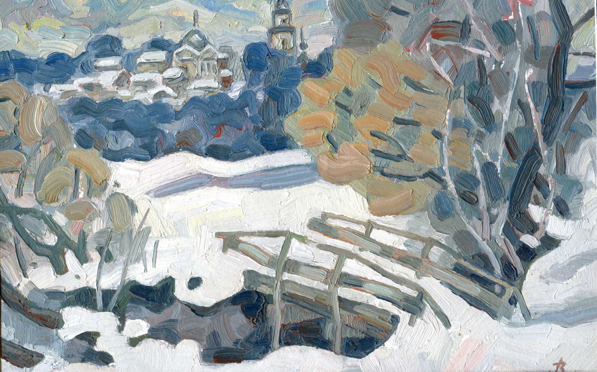 В. Захаров. Крапивна. Этюд
