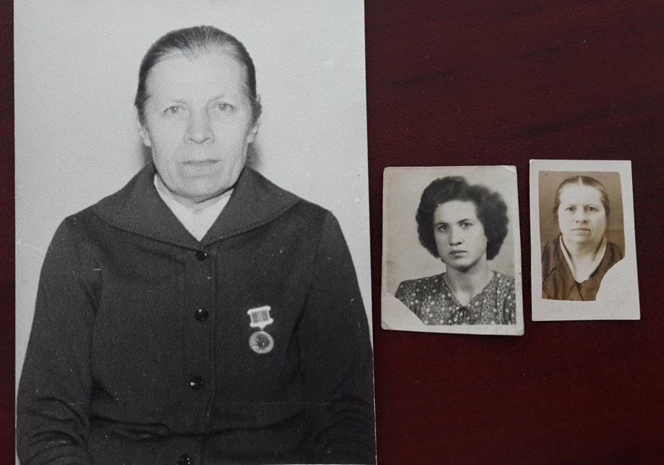 Сестры Алексея Буркина - Прасковья, Клавдия, Полина