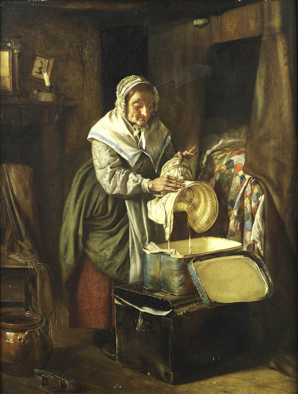 Herbert William Weekes. The Bonnet (Капор)