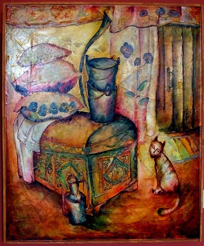 Рабис Саляхов. Приданое. 2008, х/м