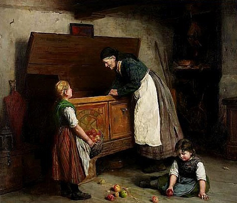 Hermann Lindenschmit. The Store Chest