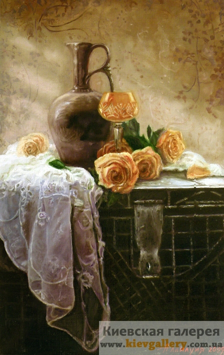 Светлана Бердник. Натюрморт на сундуке