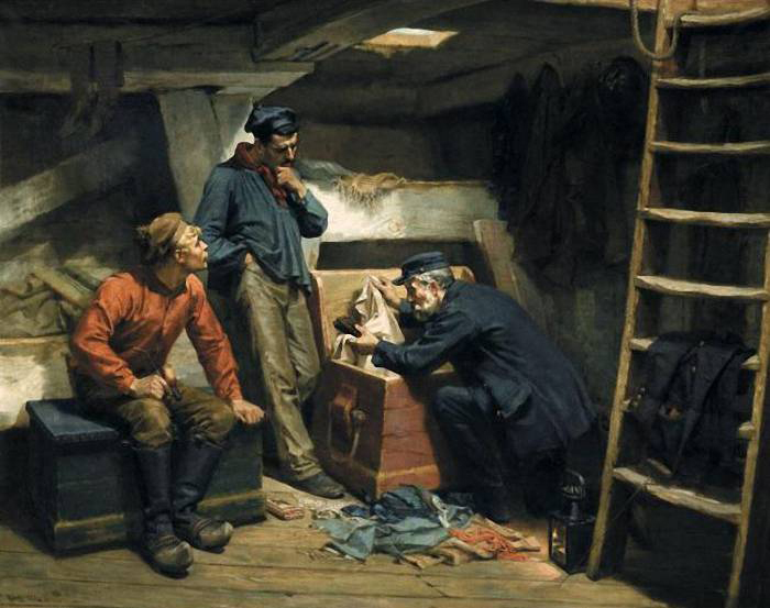 Ralph Hedley. Contraband. 1889 г