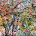 Айва и боярышник. Бумага, акрил. 70х91. 2022